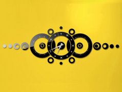 خرید ساعت دیواری فانتزی منظومه نگیندار