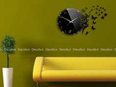 ساعت دیواری فرشته نگین دار