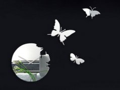 ساعت دیواری مدل پرواز آینه ای