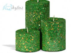فروش شمع استوانه مدل گرانیت