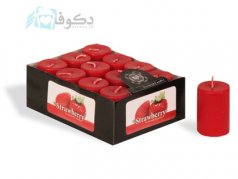 ست شمع با اسانس توت فرنگی