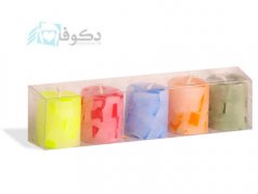 ست شمع چهال تیکه استوانه ای