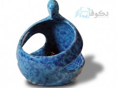 شمعدان سفالی طرح آغوش