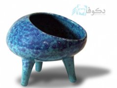 شکلات خوری سفالی فیروزه ای