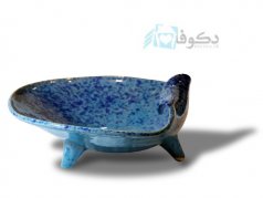 بشقاب سفالی طرح چروک