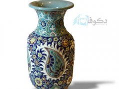 گلدان طرح لاله ای سفالی