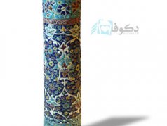 گلدان سفالی طرح استوانه ای