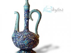 گلاب پاچ لوله بلند سفالی