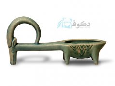 مجسمه سفالی لعابی