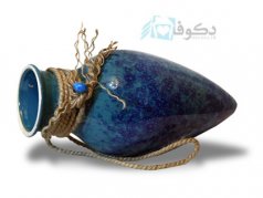کوزه سفالی طرح خالدار