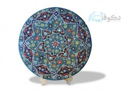 بشقاب سفالی مشبک