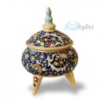 جاشکلاتی سفالی لعاب برجسته