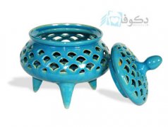 جا شکلاتی سفالی طرح توری