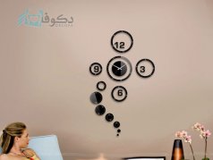 ساعت دیواری مدل پانا نگین دار بزرگ
