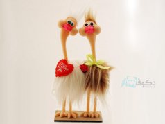 مجسمه شترمرغ های دوقلو