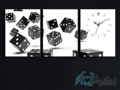 ساعت دیواری تابلوای 3تکه مدل OGMF-67