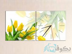 ساعت دیواری تابلوای 2تیکه مدل TDS05