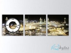 ساعت دیواری تابلوای 3تکه مدل Canvastime PS91