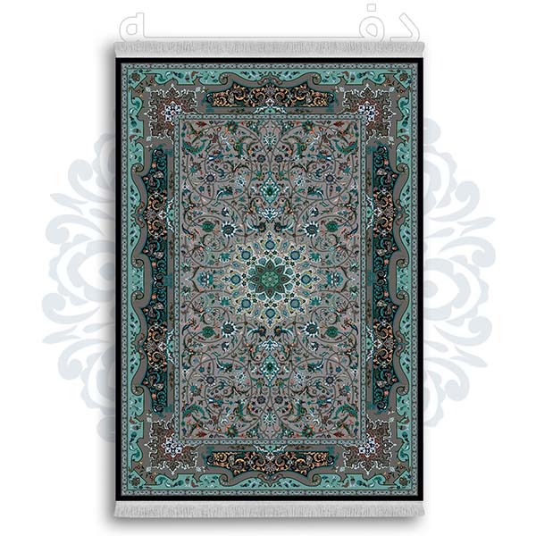 فرشینه از جنس پارچه هازان مخمل ترک طرح سنتی و مدرن برند دفه کد DDSS54