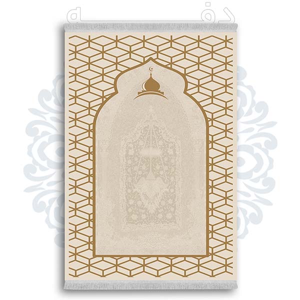 فرشینه از جنس پارچه هازان مخمل ترک طرح سجاده برند دفه کد DSJ 20
