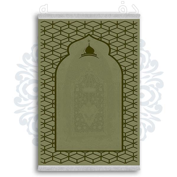 فرشینه از جنس پارچه هازان مخمل ترک طرح سجاده برند دفه کد DSJ 21