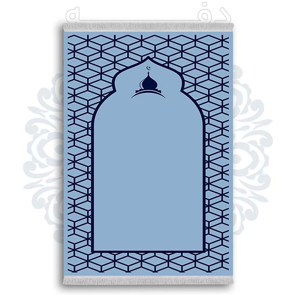 فرشینه از جنس پارچه هازان مخمل ترک طرح سجاده برند دفه کد DSJ 33