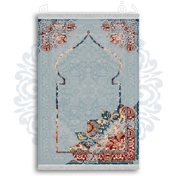 فرشینه از جنس پارچه هازان مخمل ترک طرح سجاده برند دفه کد DSJ 76