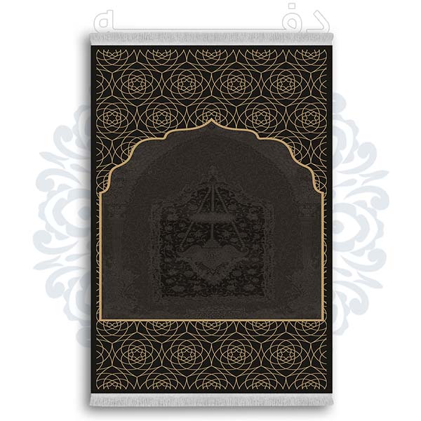فرشینه از جنس پارچه هازان مخمل ترک طرح سجاده برند دفه کد DSJ 84