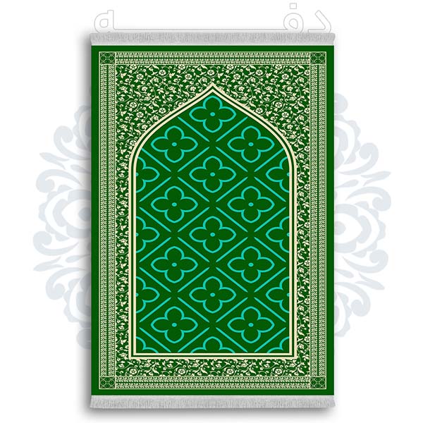 فرشینه از جنس پارچه هازان مخمل ترک طرح سجاده برند دفه کد DSJ 93