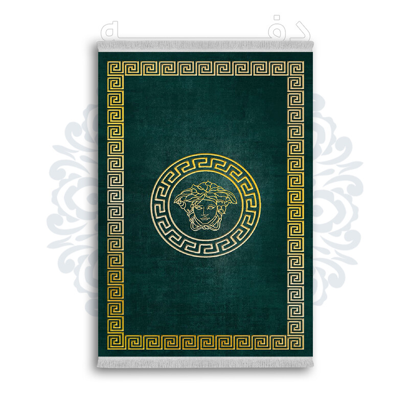 فرشینه از جنس پارچه هازان مخمل ترک طرح سنتی و مدرن برند دفه کد DAMG26