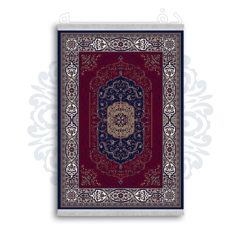 فرشینه از جنس پارچه هازان مخمل ترک طرح سنتی و مدرن برند دفه کد DAMG463