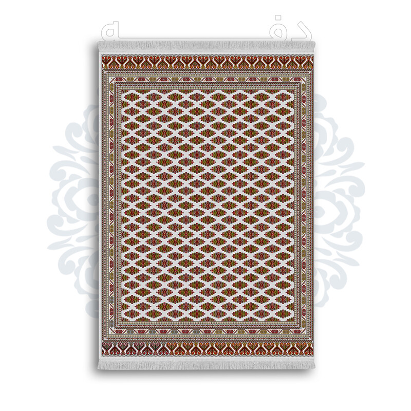 فرشینه از جنس پارچه هازان مخمل ترک طرح سنتی و مدرن برند دفه کد DAMG494