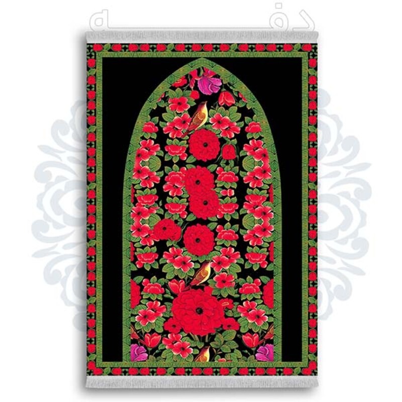 فرشینه از جنس پارچه هازان مخمل ترک طرح سجاده برند دفه کد DSJ 65