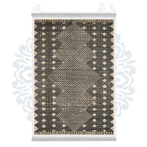 فرشینه از جنس پارچه هازان مخمل ترک طرح سنتی و مدرن برند دفه کد DHU121