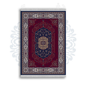 فرشینه از جنس پارچه هازان مخمل ترک طرح سنتی و مدرن برند دفه کد DAMG60