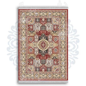 فرشینه از جنس پارچه هازان مخمل ترک طرح گلیم برند دفه کد DDGG 147