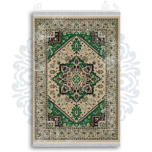 فرشینه از جنس پارچه هازان مخمل ترک طرح گلیم برند دفه کد DDGG 157