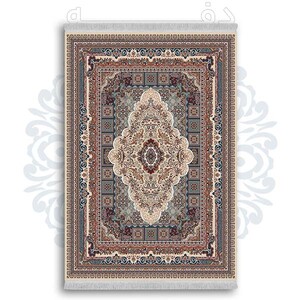 فرشینه از جنس پارچه هازان مخمل ترک طرح گلیم برند دفه کد DDGG 195