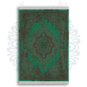 فرشینه از جنس پارچه هازان مخمل ترک طرح سنتی و مدرن برند دفه کد DDSS1