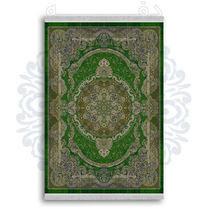 فرشینه از جنس پارچه هازان مخمل ترک طرح سنتی و مدرن برند دفه کد DDSS6