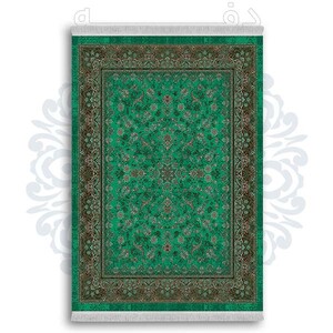 فرشینه از جنس پارچه هازان مخمل ترک طرح سنتی و مدرن برند دفه کد DDSS8