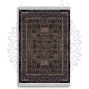 فرشینه از جنس پارچه هازان مخمل ترک طرح سنتی و مدرن برند دفه کد DDSS38