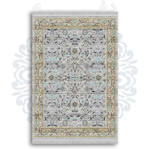 فرشینه از جنس پارچه هازان مخمل ترک طرح سنتی و مدرن برند دفه کد DDSS90