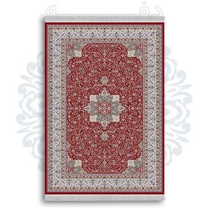 فرشینه از جنس پارچه هازان مخمل ترک طرح سنتی و مدرن برند دفه کد DDSS93
