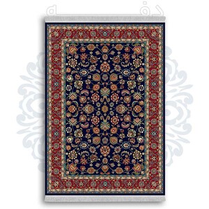 فرشینه از جنس پارچه هازان مخمل ترک طرح سنتی و مدرن برند دفه کد DDSS95