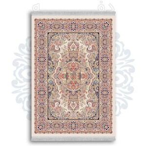 فرشینه از جنس پارچه هازان مخمل ترک طرح سنتی و مدرن برند دفه کد DDSS96