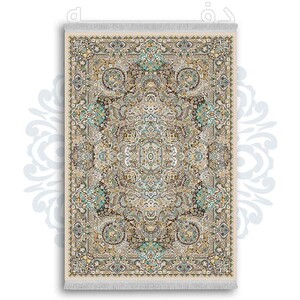 فرشینه از جنس پارچه هازان مخمل ترک طرح سنتی و مدرن برند دفه کد DDSS99
