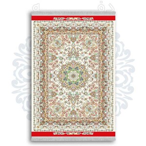 فرشینه از جنس پارچه هازان مخمل ترک طرح سنتی و مدرن برند دفه کد DDSS105
