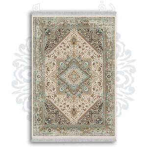 فرشینه از جنس پارچه هازان مخمل ترک طرح سنتی و مدرن برند دفه کد DDSS168