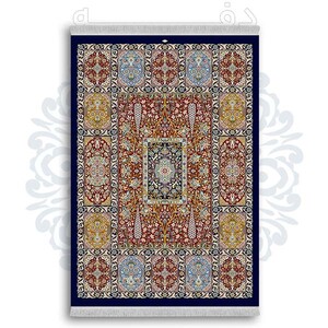 فرشینه از جنس پارچه هازان مخمل ترک طرح سنتی و مدرن برند دفه کد DDSS180